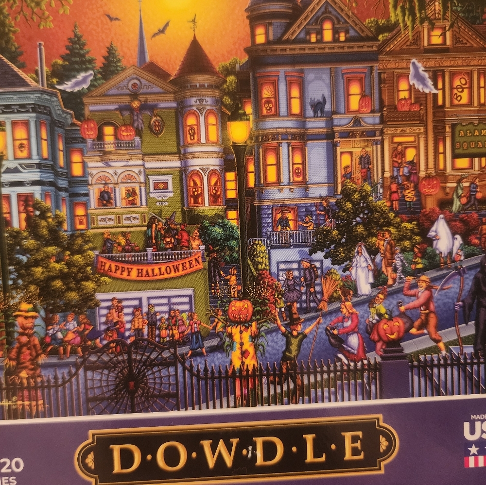 Dowdle Jigsaw Puzzle - Trick or Treat 500 Piece - Picture 2 of 7